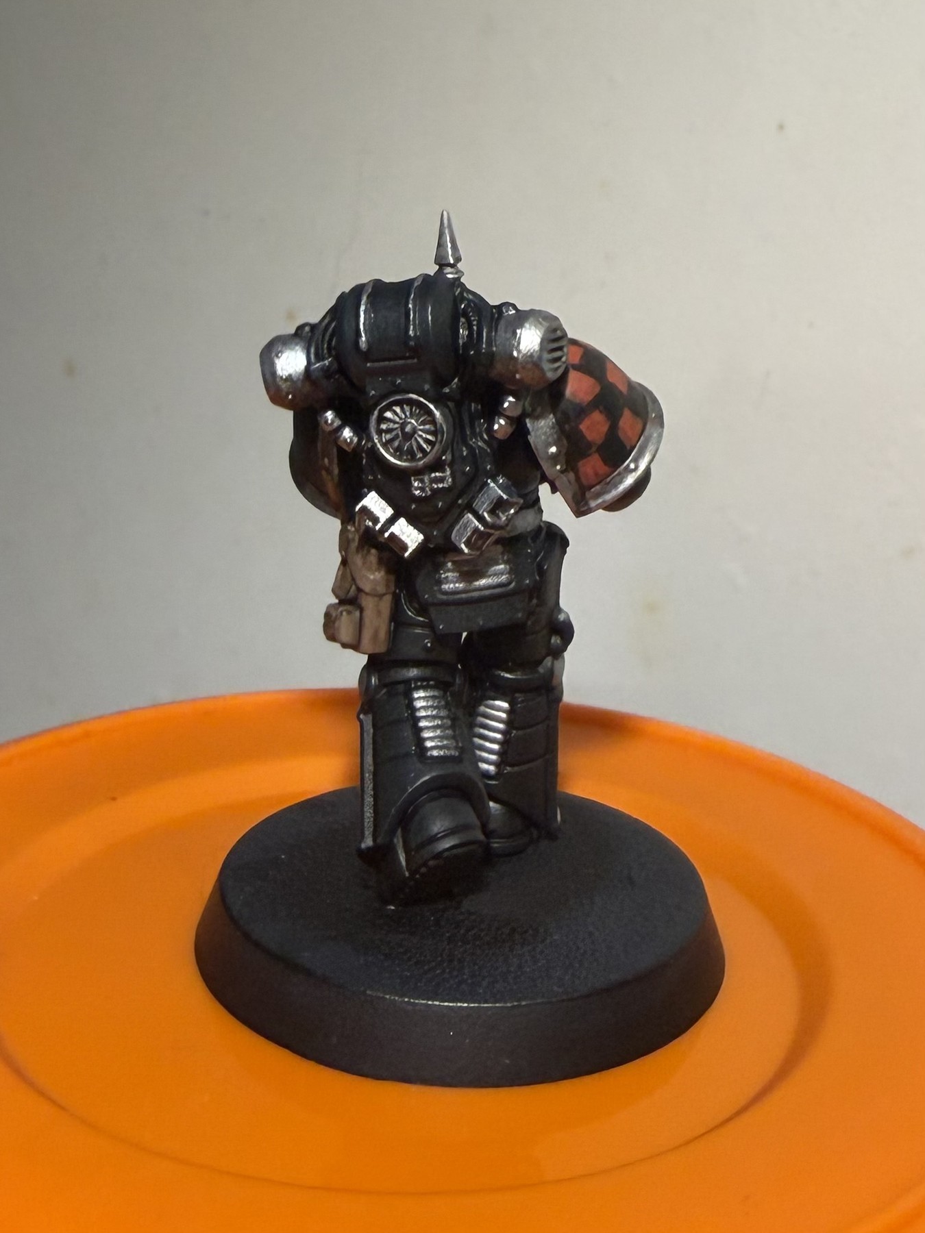 Checkers + heraldry — reference view 3