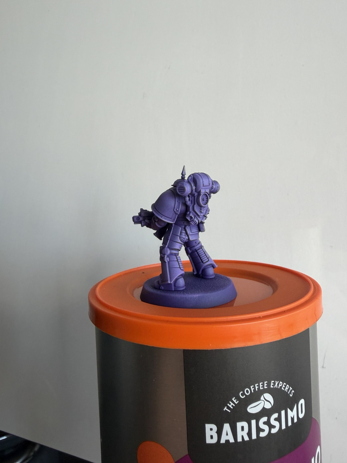 Step 4: Emperor's Children Mk III miniature with Alien Purple focus — reference view 3