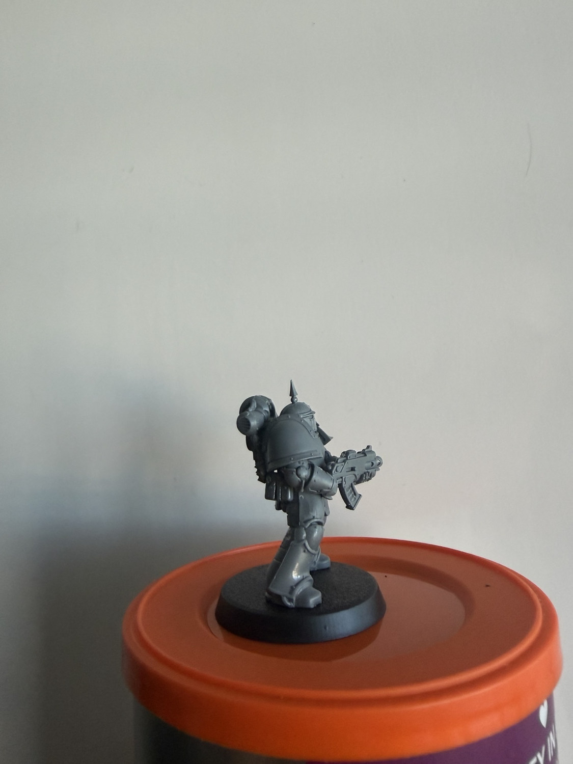 Step 1: bare Emperor's Children Mk III miniature before painting — reference view 2