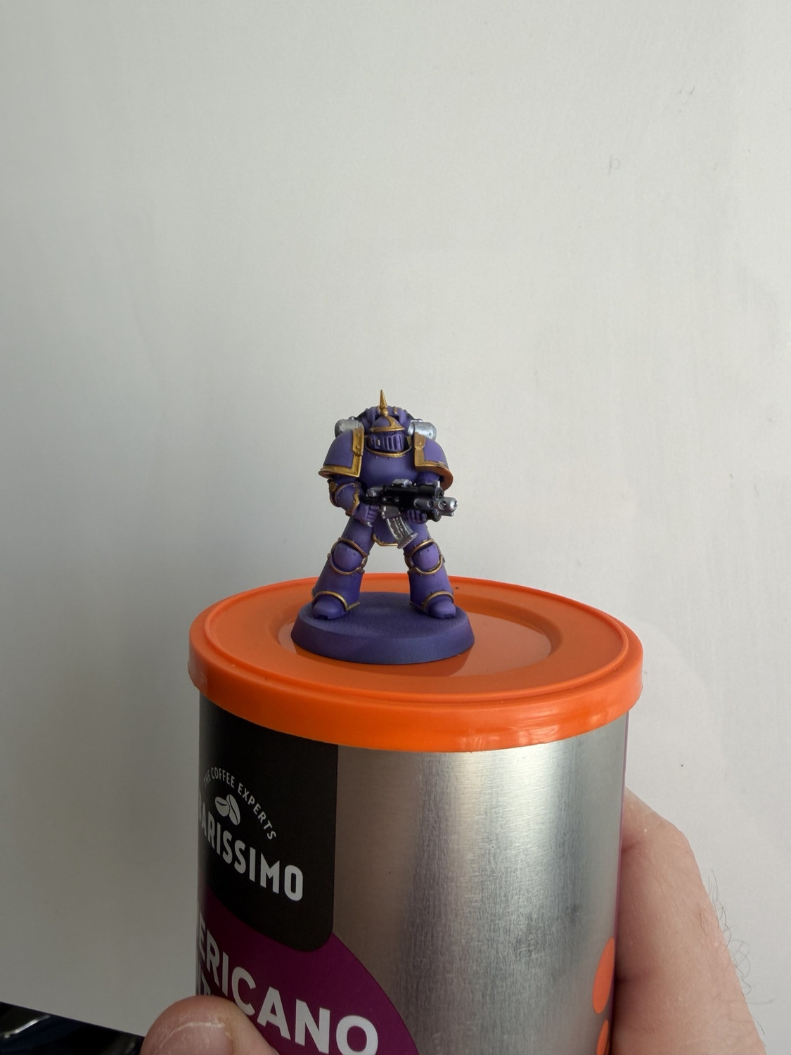 Step 8: Emperor's Children Mk III miniature with gold TMM trim — reference view 1