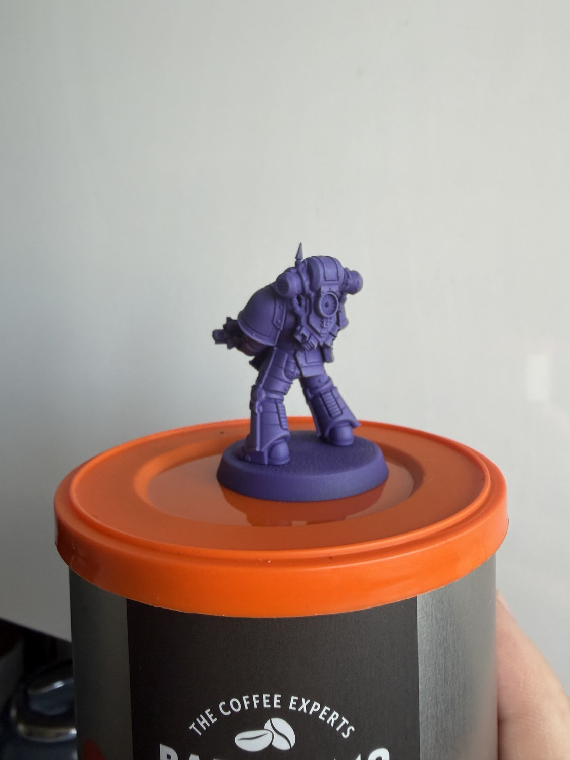 Step 3: Emperor's Children Mk III miniature with Cultist Purple midtone — reference view 3