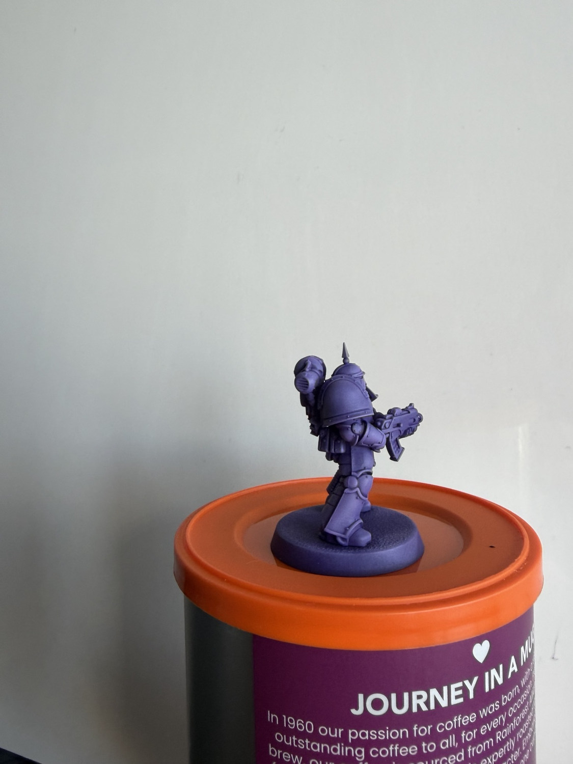 Step 4: Emperor's Children Mk III miniature with Alien Purple focus — reference view 2