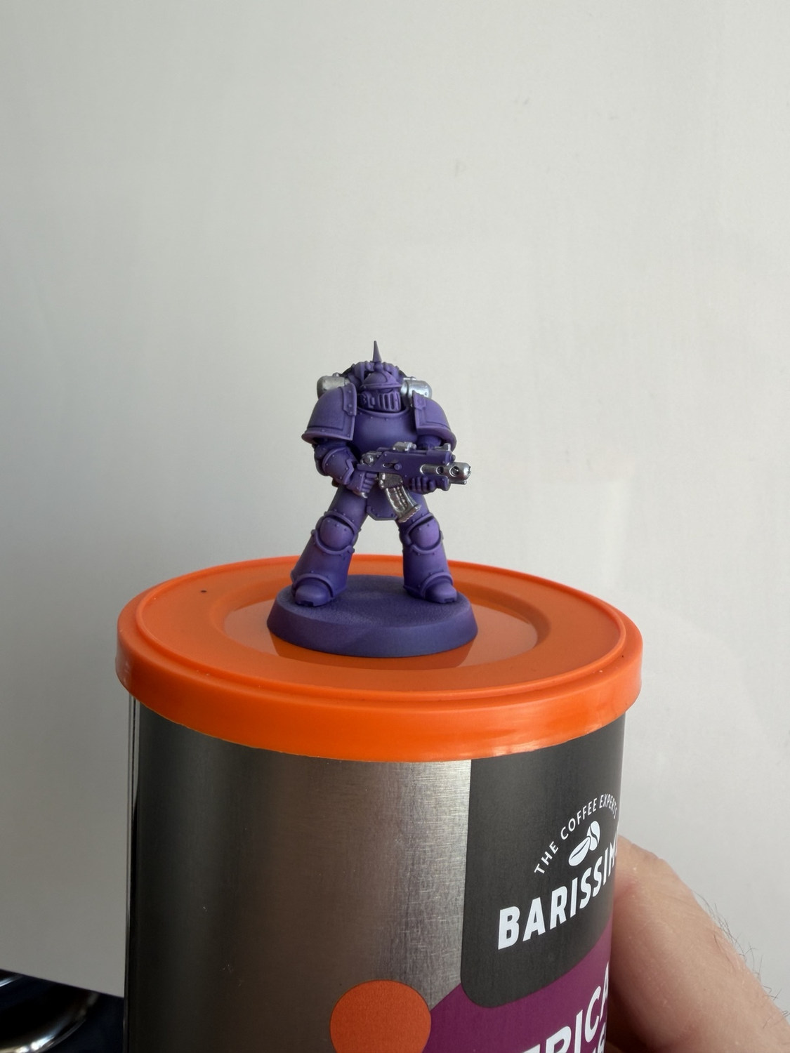 Step 5: Emperor's Children Mk III miniature with Matt Black structure — reference view 4