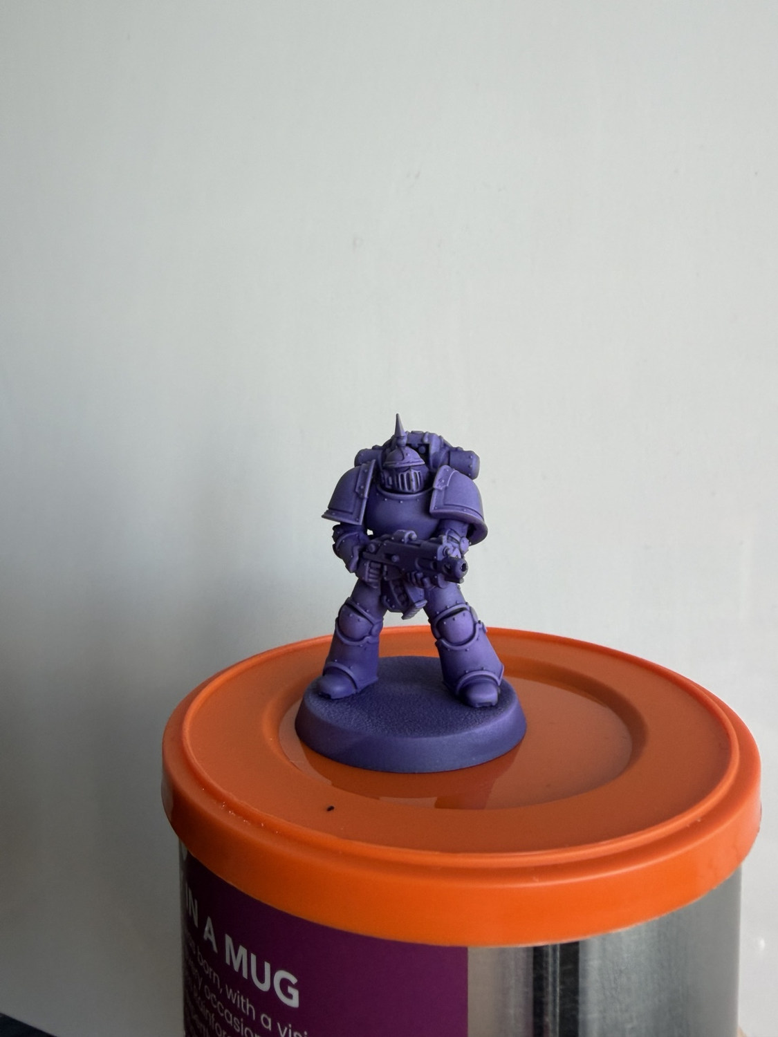 Step 4: Emperor's Children Mk III miniature with Alien Purple focus — reference view 1