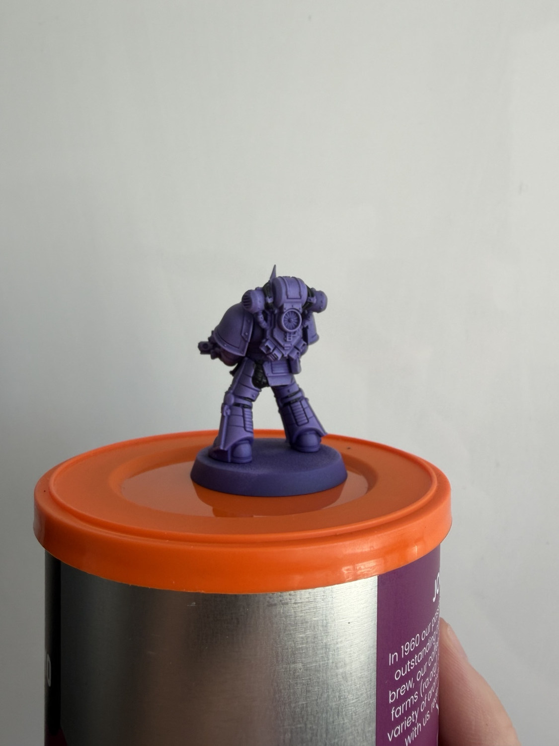 Step 5: Emperor's Children Mk III miniature with Matt Black structure — reference view 2