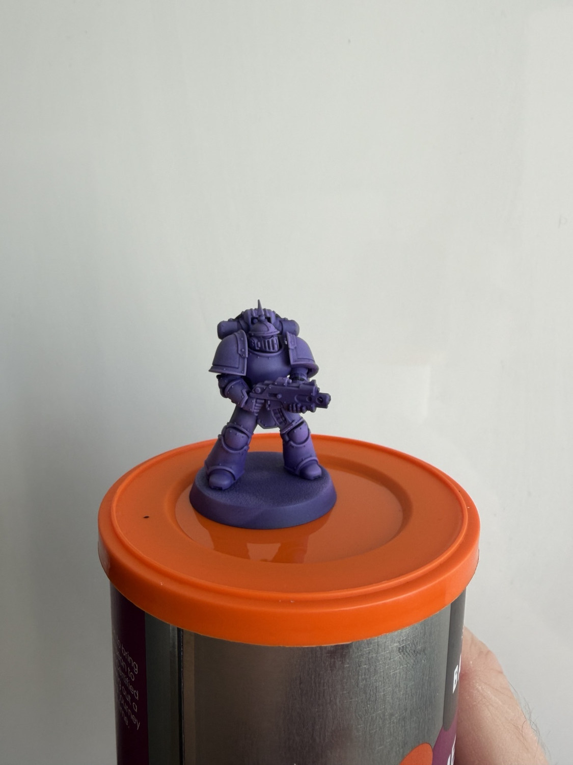 Step 5: Emperor's Children Mk III miniature with Matt Black structure — reference view 1