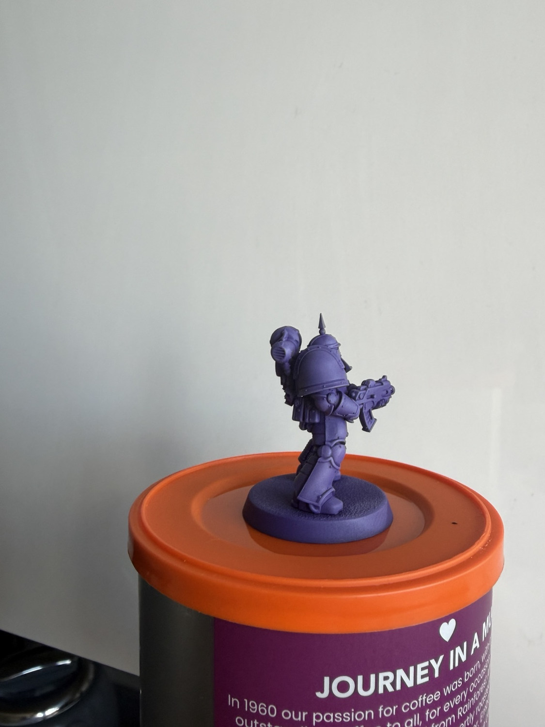 Step 3: Emperor's Children Mk III miniature with Cultist Purple midtone — reference view 2