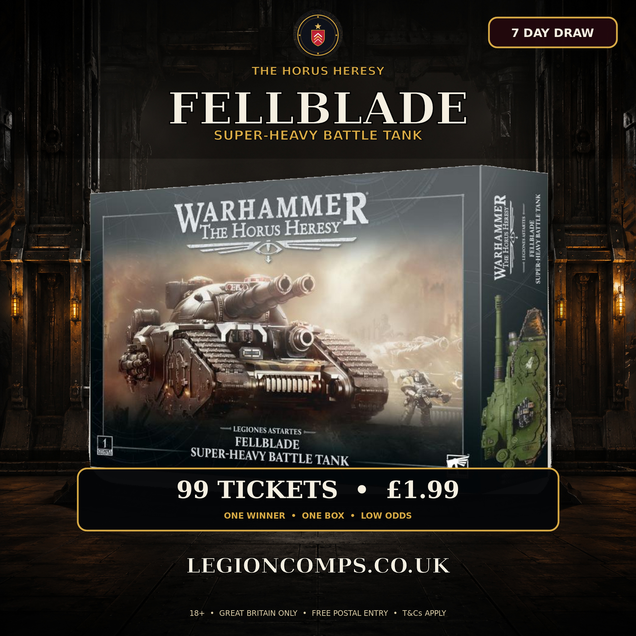 UNLEASH THE FELLBLADE – HORUS HERESY SUPER-HEAVY TANK