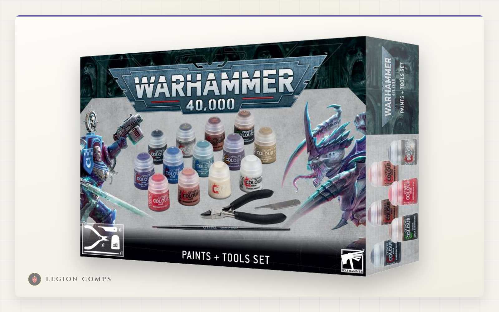 Paints + Tools set