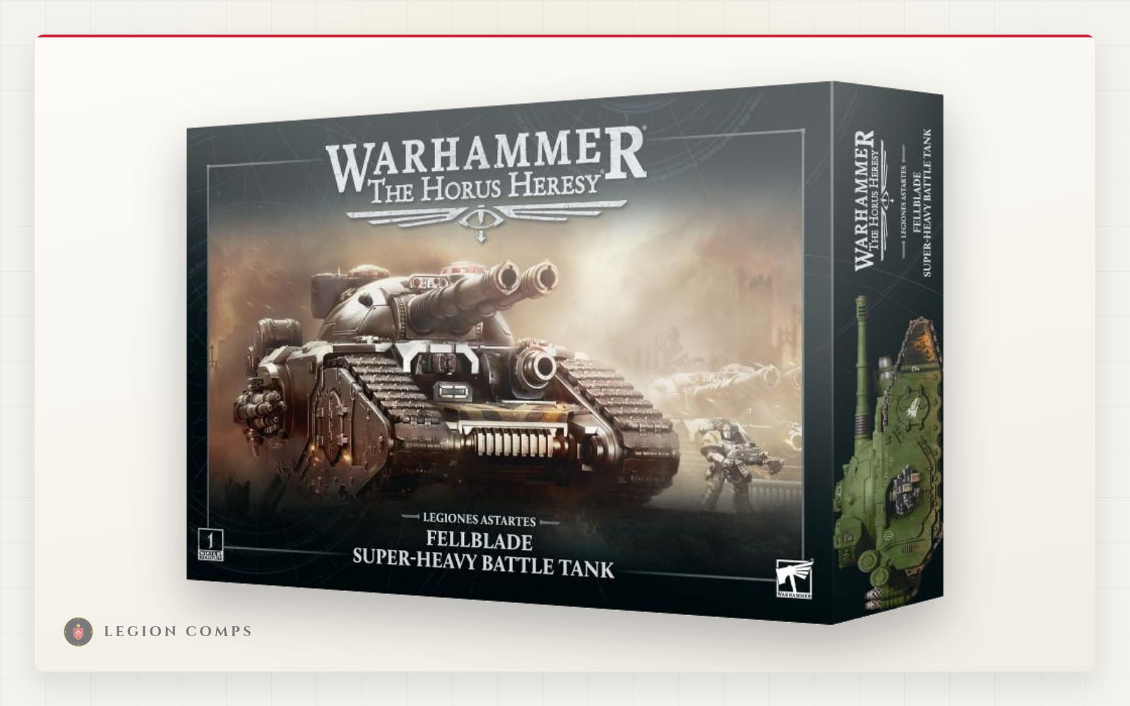 Legiones Astartes Fellblade Super-Heavy Battle Tank