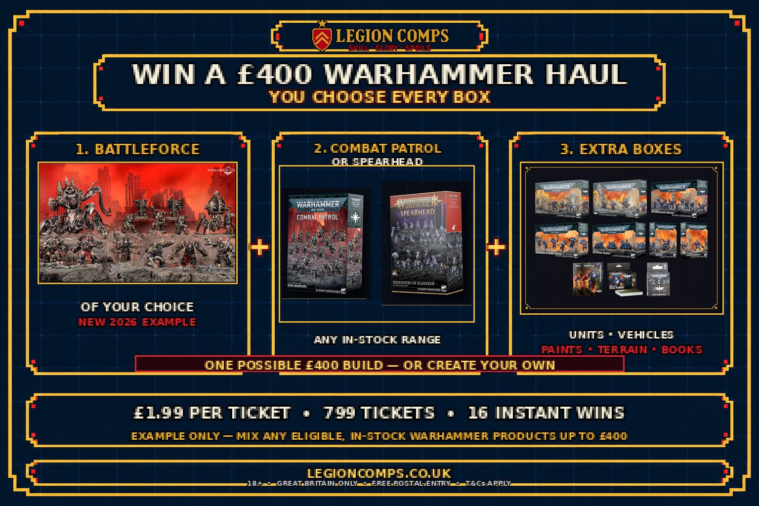 WIN A £400 WARHAMMER HAUL — BUILD YOUR WARHOST